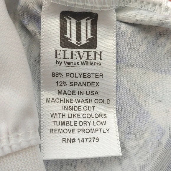 SALE: EleVen by Venus Williams Print Fitted Tank Top, Medium - Picture 8 of 10